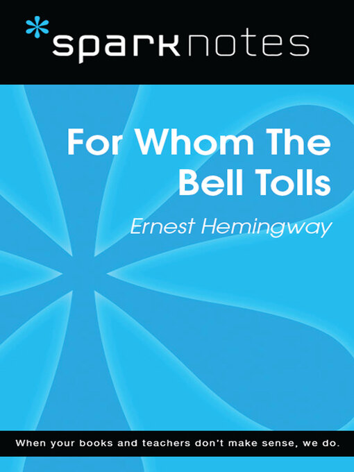 Cover image for For Whom the Bell Tolls (SparkNotes Literature Guide)